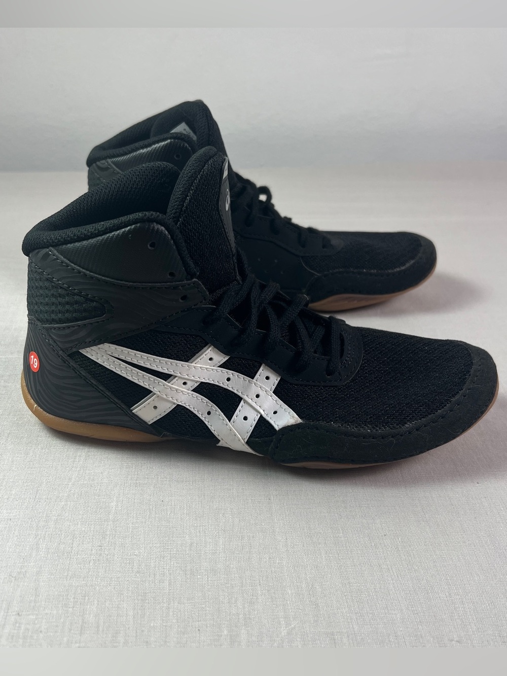 Asics Matflex 7 Youth Boys Kids Wrestling Shoes, 1084A011-001 Black NEW Size 5